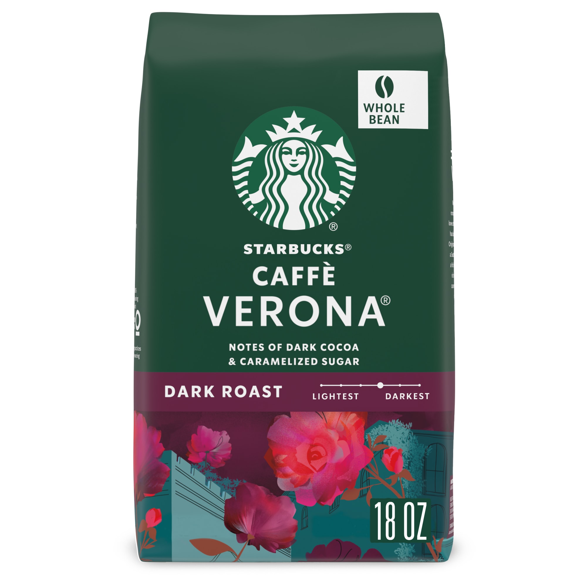 Starbucks Arabica Coffee Beans CaffÃ¨ Verona, Dark Roast, Whole Bean Coffee, 18 oz