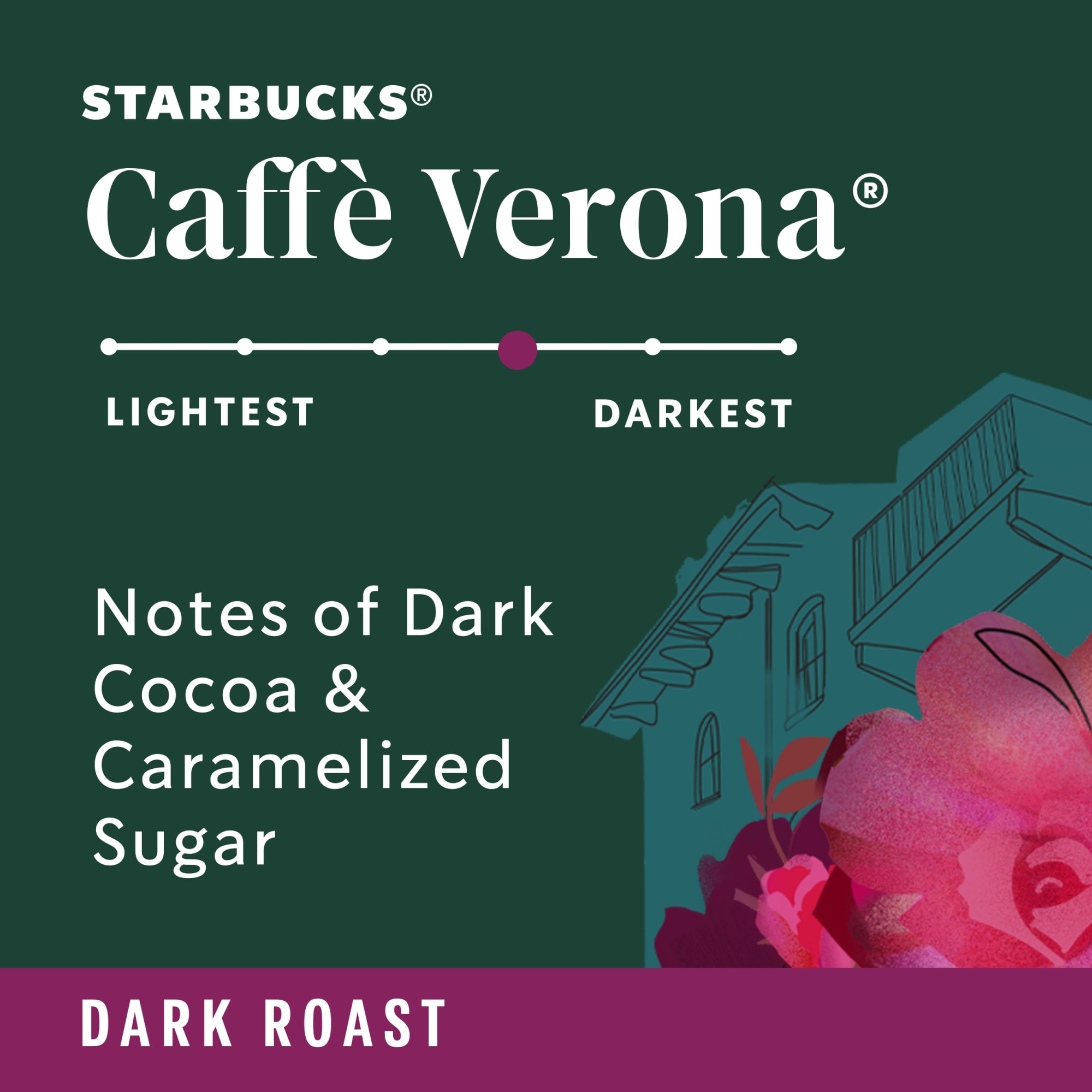 Starbucks Arabica Coffee Beans CaffÃ¨ Verona, Dark Roast, Whole Bean Coffee, 18 oz thumbnail 3