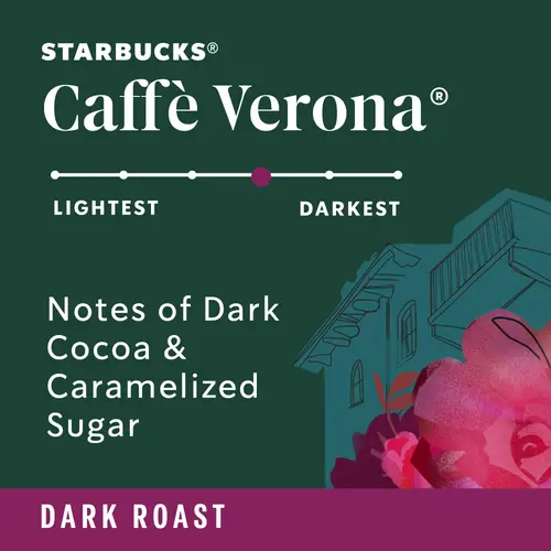 Starbucks Arabica Coffee Beans CaffÃ¨ Verona, Dark Roast, Whole Bean Coffee, 18 oz thumbnail 3