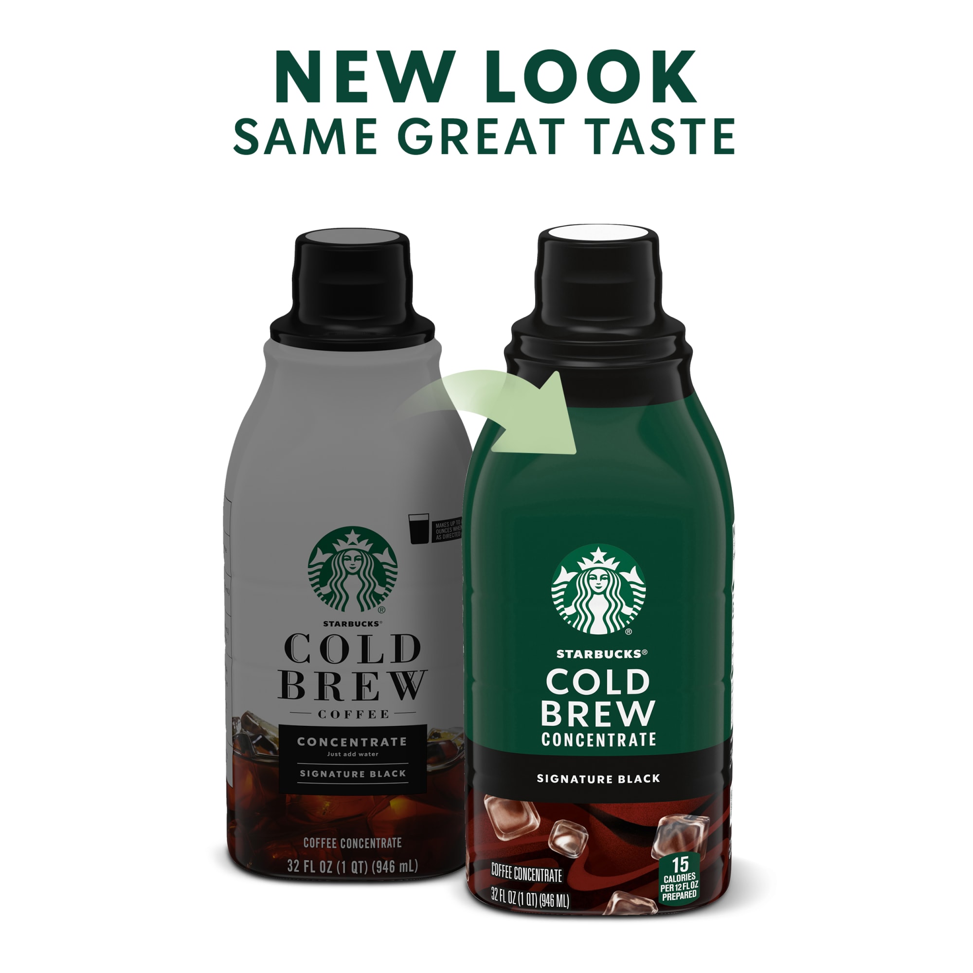 Starbucks Signature Black Coffee, Bottled Cold Brew Coffee Concentrate Drink, 32 oz thumbnail 2