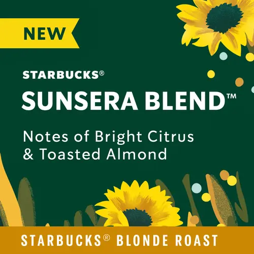 Starbucks Sunera Blend, Arabica Coffee Beans, Light Roast Whole Bean Coffee, 12 oz thumbnail 3