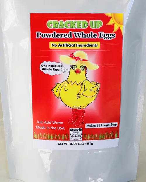 1 Pound (16 oz) Whole Powdered Eggs, WHY PAY MORE? Freshest Eggs, Fast Priority Shipping, Makes 35 Large Eggs, MADE IN THE USA! 