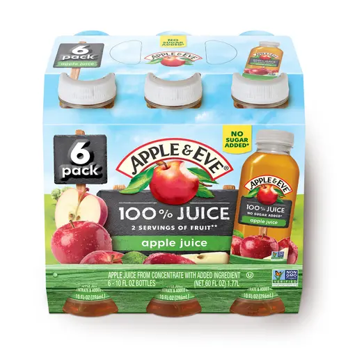 6pk 10oz Apple Juice 100%