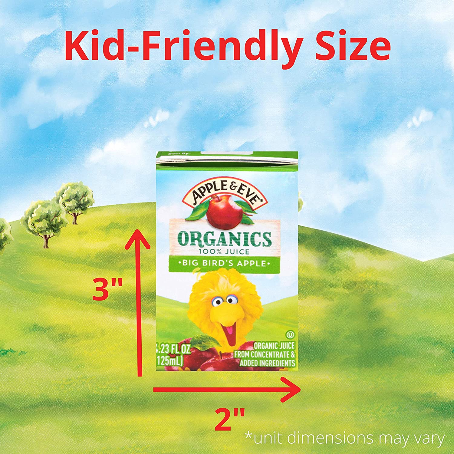 Apple & Eve Sesame Street Organics, Big Birdâ€™s Apple Juice, 5 Count, Pack of 8 thumbnail 4