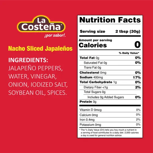 La Costena Pickled JalapeÃ±o Nacho Slices, 12 Oz thumbnail 2