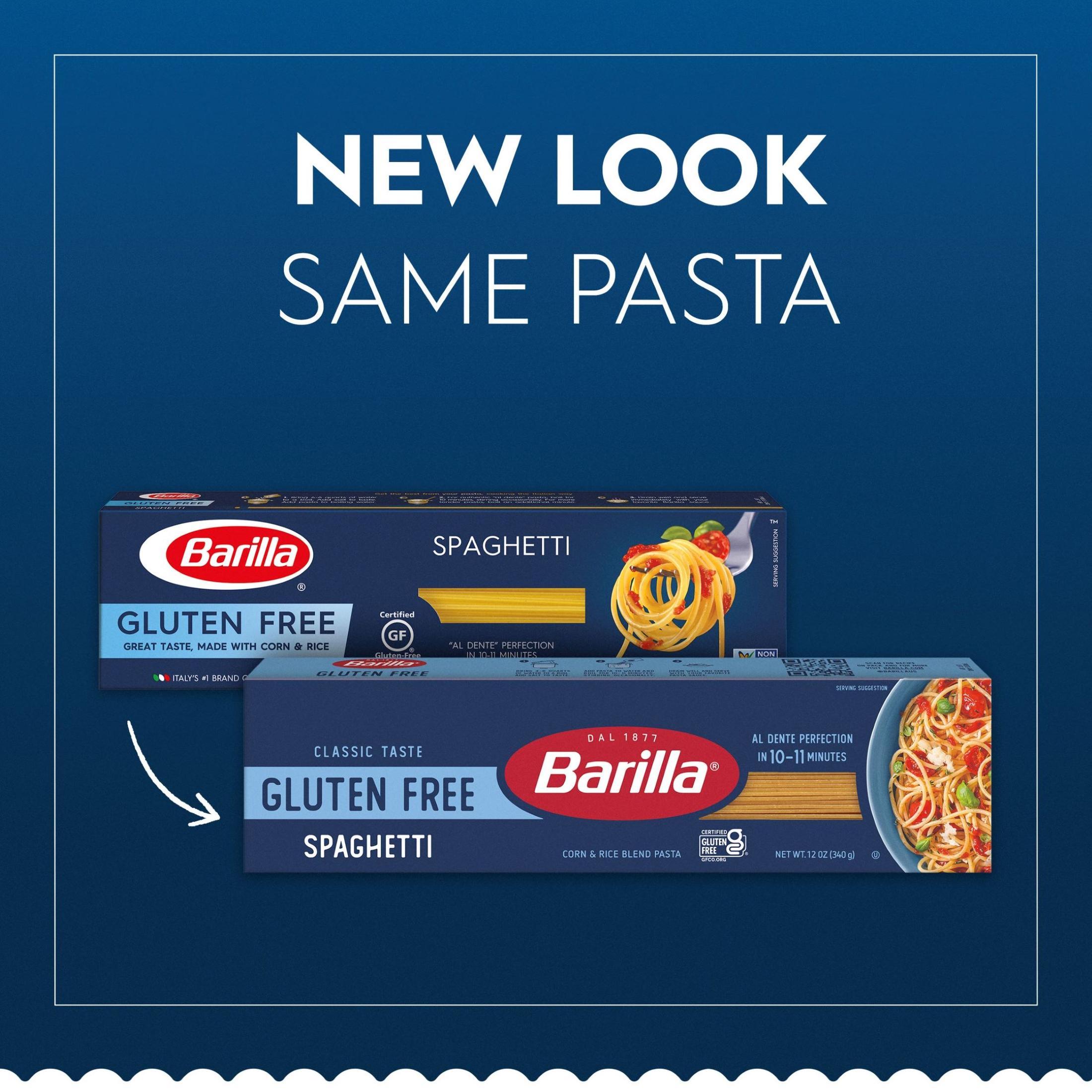 Barilla Gluten Free Spaghetti Pasta, 12 oz thumbnail 2
