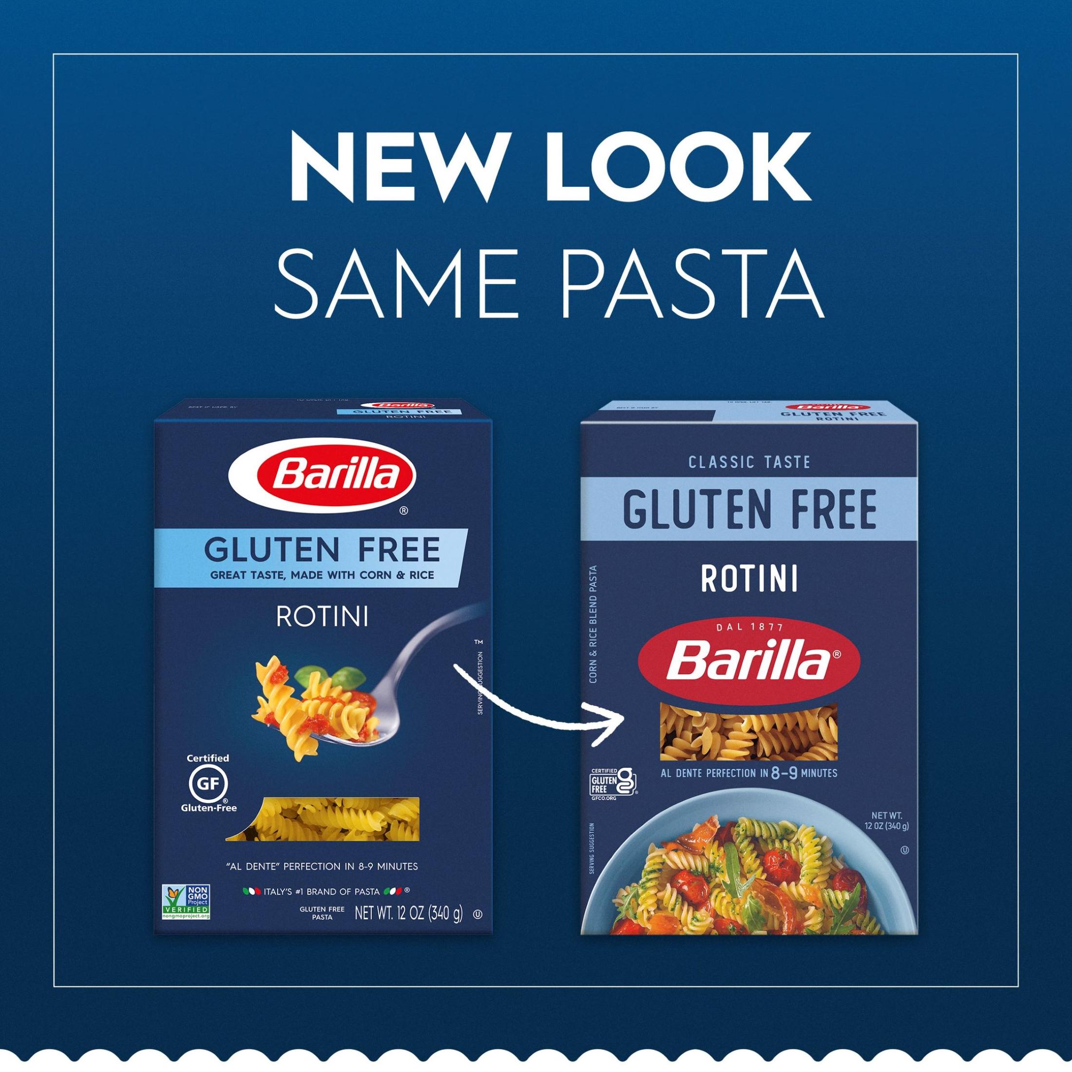 Barilla Gluten Free Rotini Pasta, 12 oz thumbnail 2