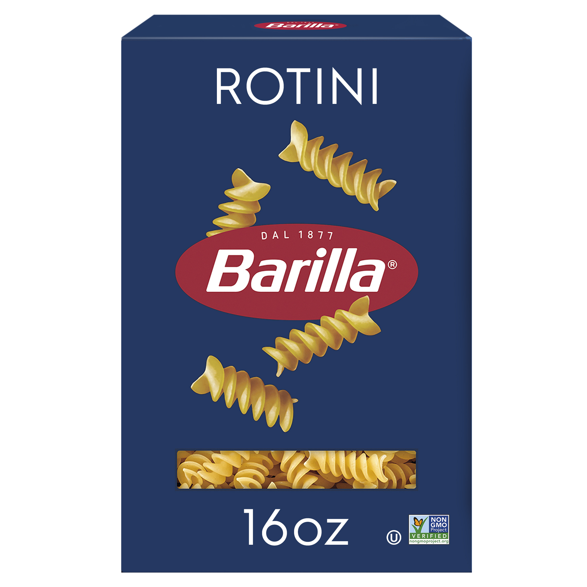 Barilla Classic Non-GMO, Kosher Certified Rotini Pasta, 16 oz