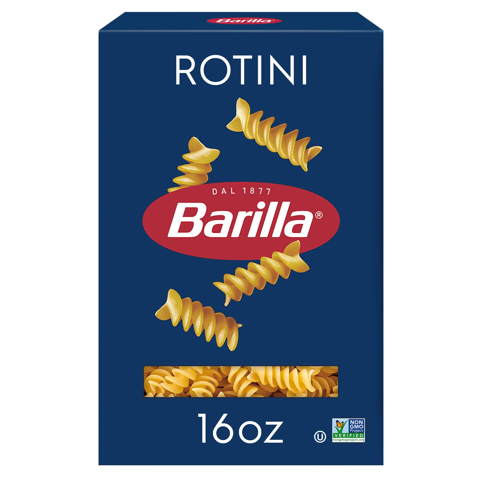 Barilla Classic Non-GMO, Kosher Certified Rotini Pasta, 16 oz