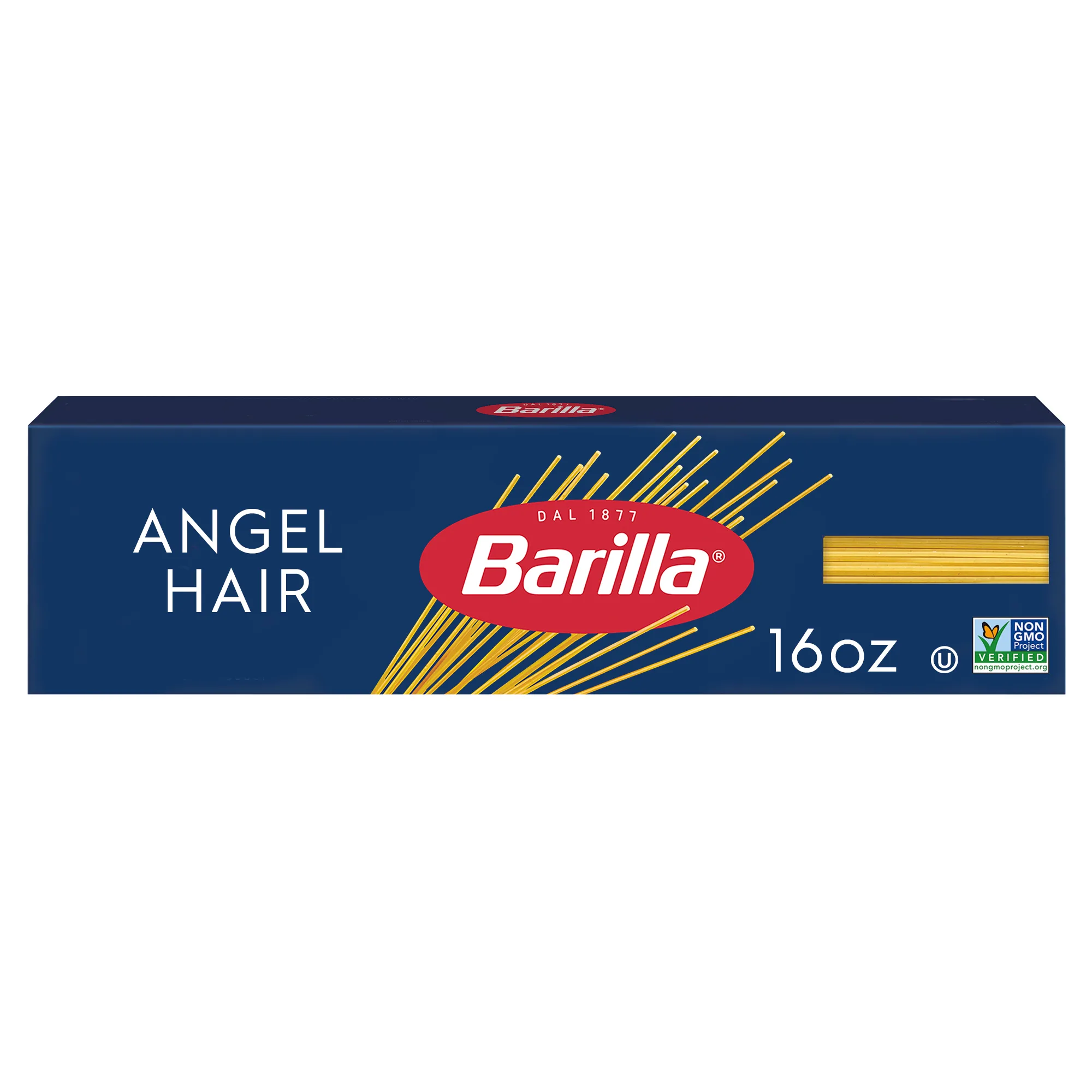 Barilla Classic Non-GMO, Kosher Certified Angel Hair Pasta, 16 oz
