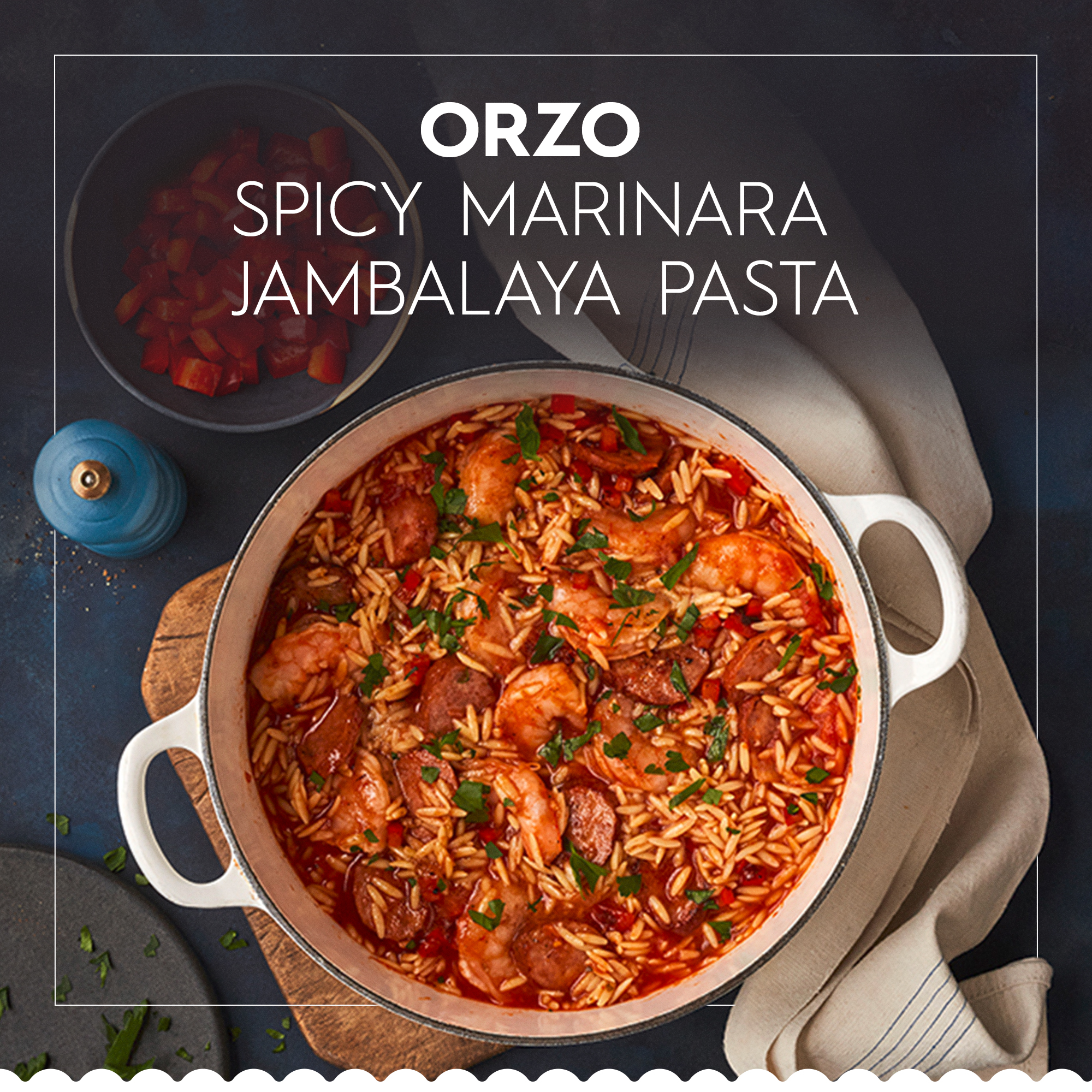 Barilla Classic Non-GMO, Kosher Certified Orzo Pasta, 16 oz thumbnail 2