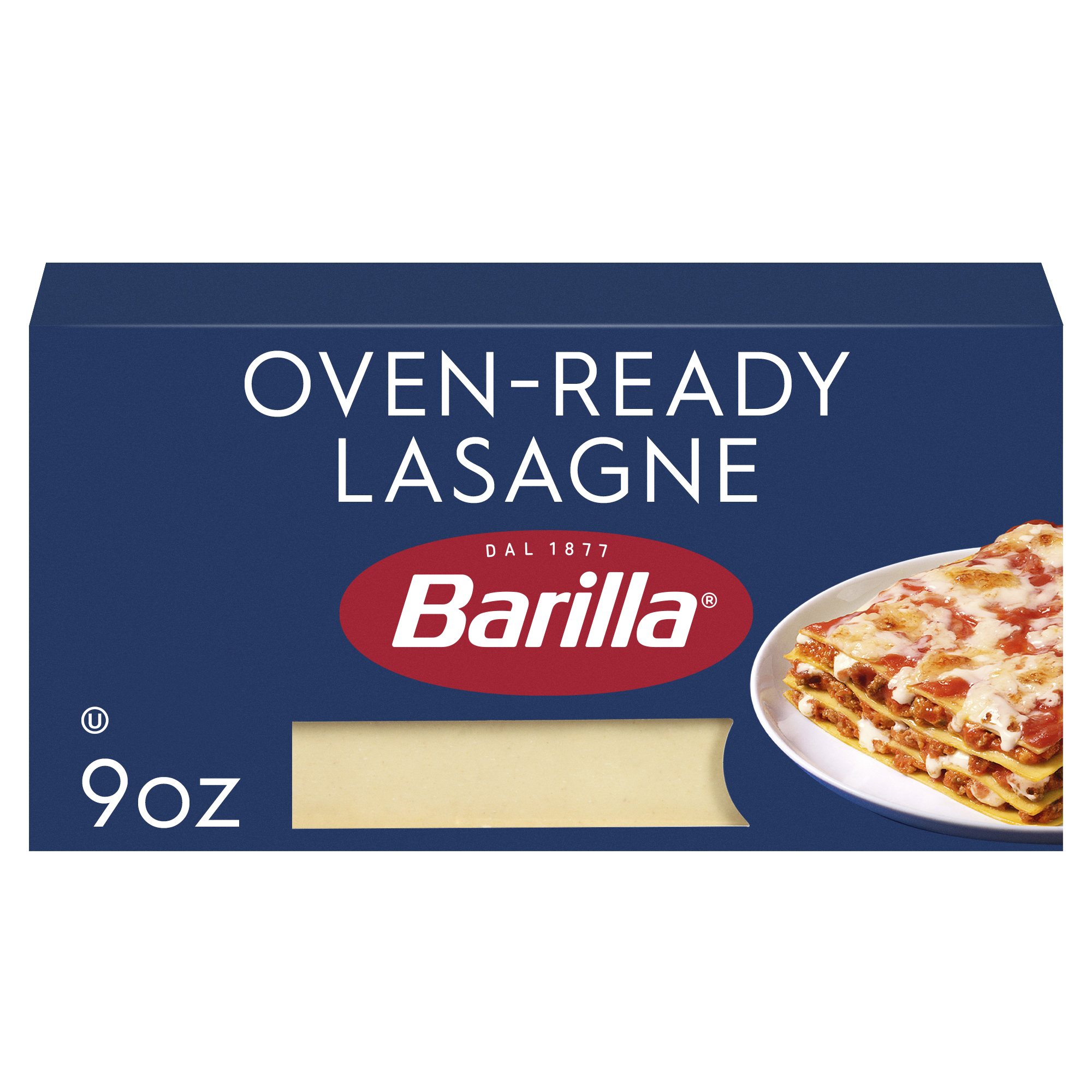 Barilla Classic Kosher Certified, Oven-Ready Lasagne Pasta, 9 oz