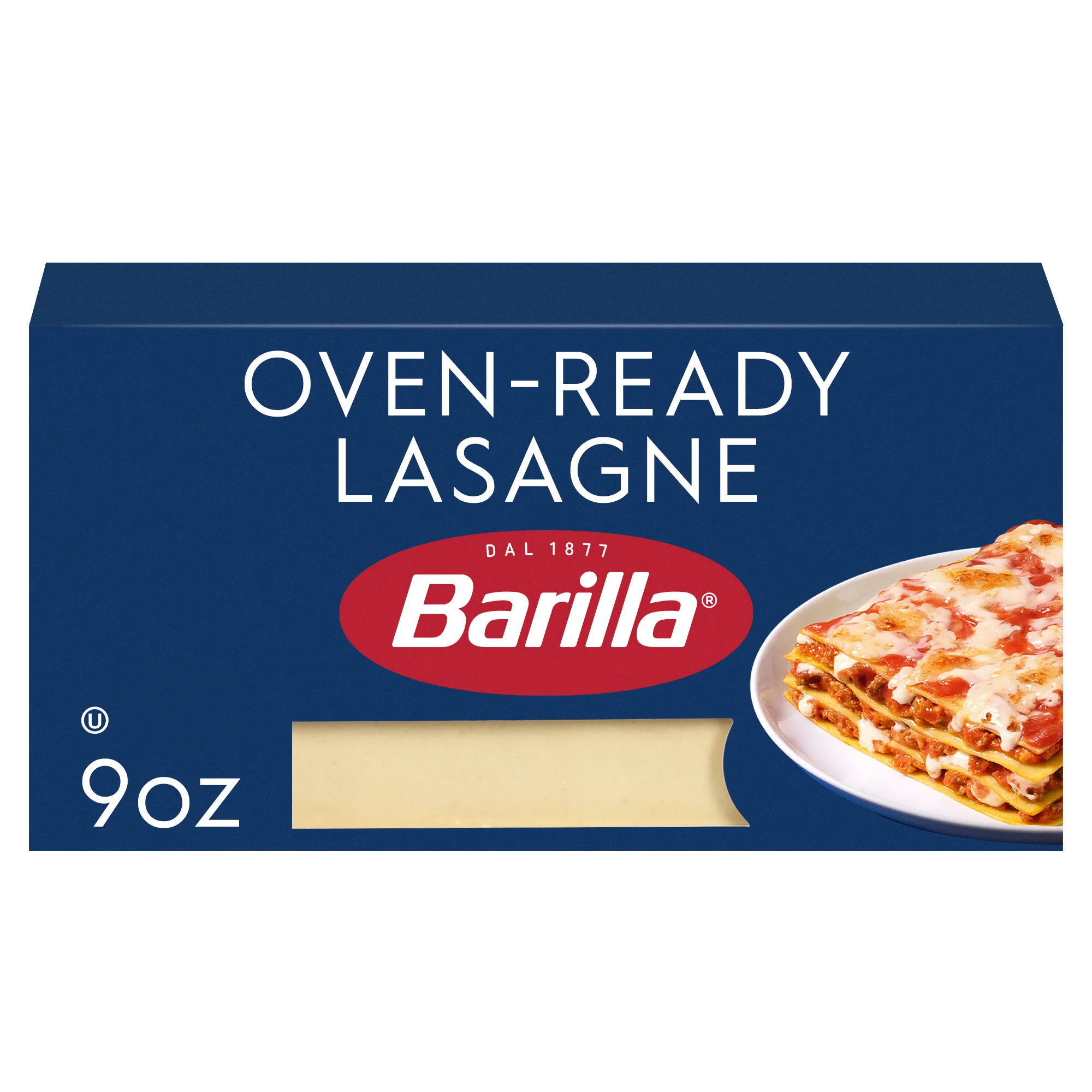 Barilla Classic Kosher Certified, Oven-Ready Lasagne Pasta, 9 oz