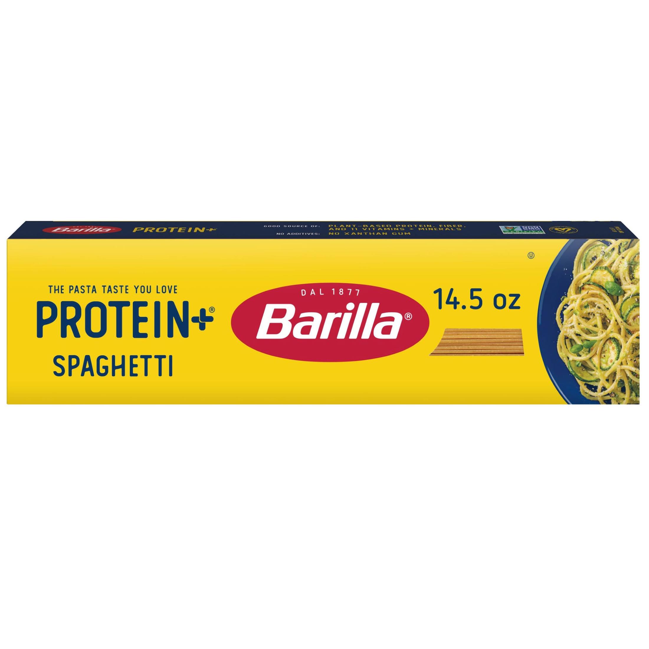 Barilla Protein+ Spaghetti Pasta, Plant Based Pasta, 14.5oz