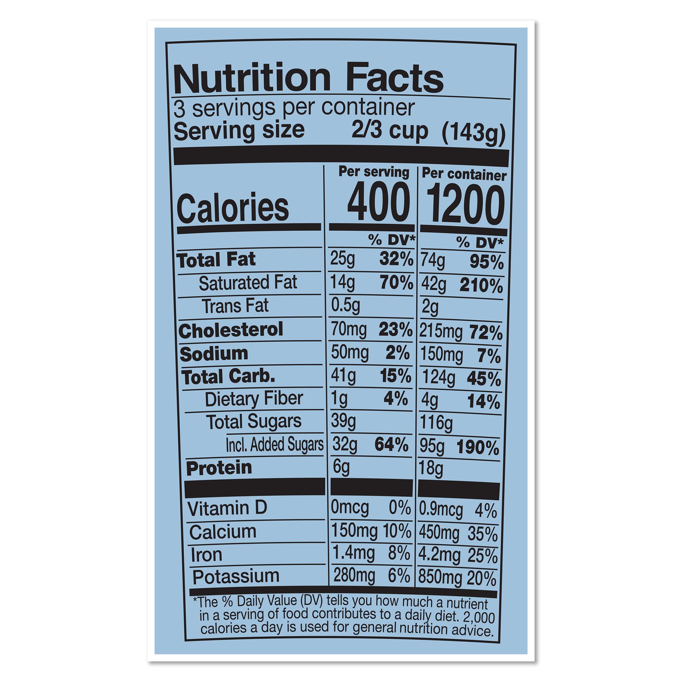 Ben & Jerry's Chunky Monkey Banana Ice Cream Gluten-Free Cage-Free Eggs Kosher Milk, 1 Pint thumbnail 3