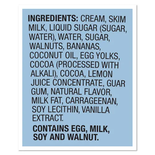 Ben & Jerry's Chunky Monkey Banana Ice Cream Gluten-Free Cage-Free Eggs Kosher Milk, 1 Pint thumbnail 4