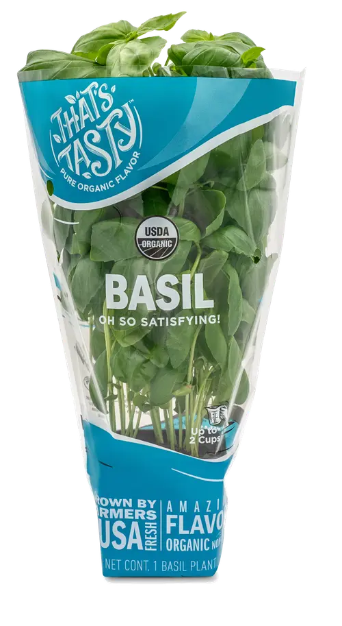 That's Tasty Living Organic Basil