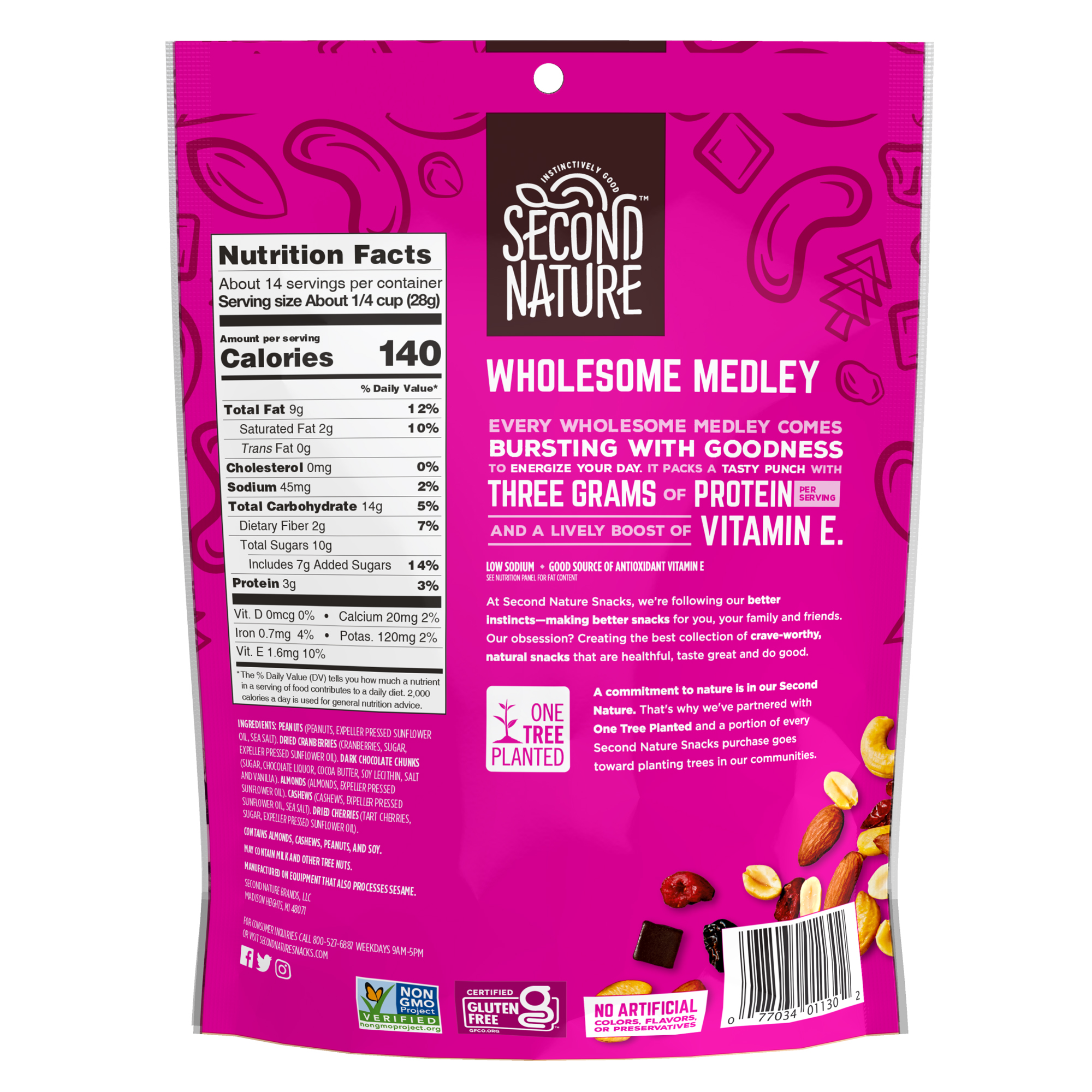 Second Nature Wholesome Medley Snack Mix, 14 oz (Gluten-Free) thumbnail 2
