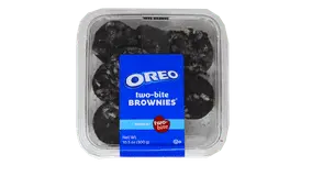 Two-bite Oreo Brownies, 10.5 oz, 10 Count, Baked, Moist, Fudgy Dessert thumbnail 2