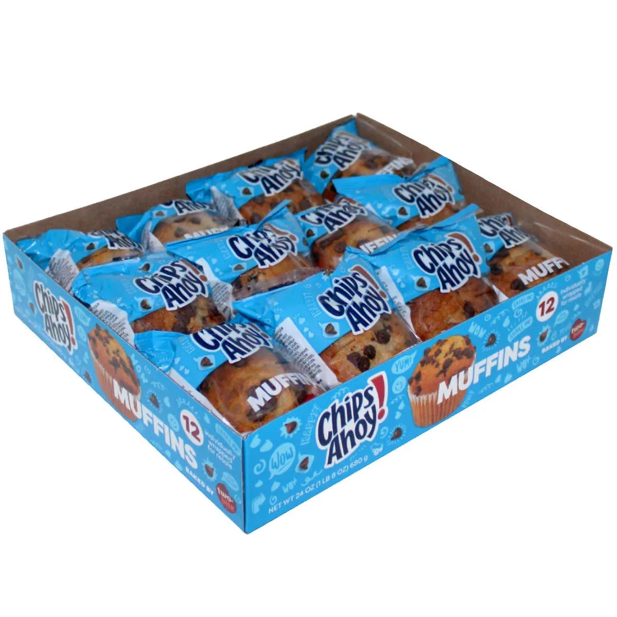 Two-Bite Chips Ahoy! Muffins, 680g/1.5 lb. Box