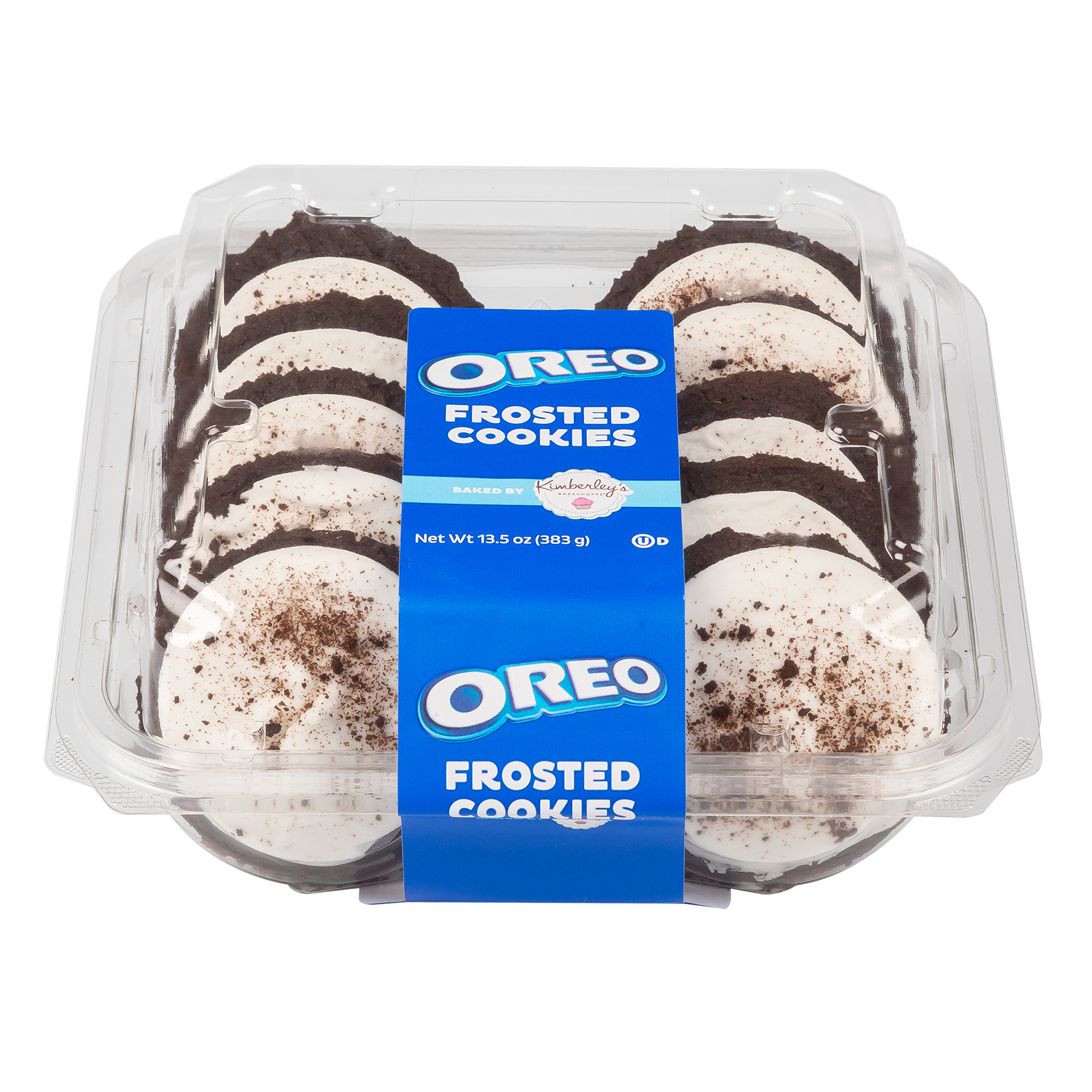 Kimberley's Bakeshoppe Oreo Frosted Sugar Cookie, 13.5oz, 10 Count thumbnail 2