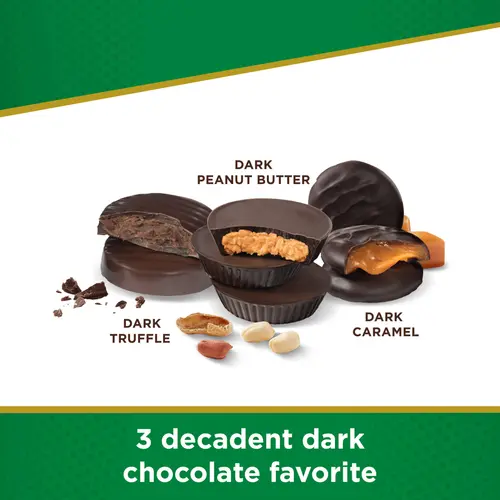 RUSSELL STOVER Sugar Free Dark Chocolate Assorted Mix, 9 oz. Bag (â‰ˆ 16 Pieces) thumbnail 2