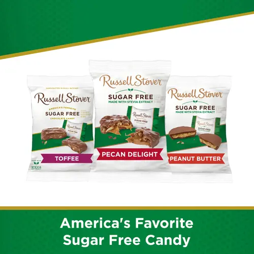 RUSSELL STOVER Sugar Free Pecan Delight Chocolate Candy, 3 oz. bag (â‰ˆ 5 pieces) thumbnail 3