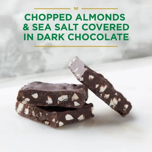 RUSSELL STOVER Sugar Free Dark Chocolate Almond & Sea Salt Bark, 7.5 oz bag (â‰ˆ 24 pieces) thumbnail 4