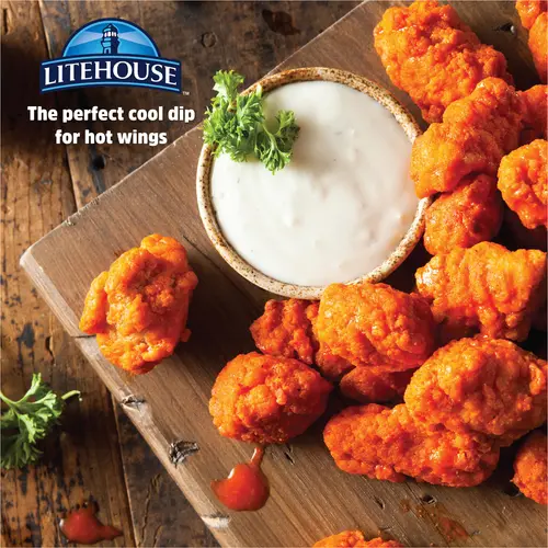 Litehouse Chunky Blue Cheese Refrigerated Salad Dressing & Dip, 13 Fluid oz Bottle thumbnail 3