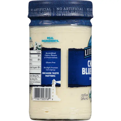 Litehouse Chunky Blue Cheese Refrigerated Salad Dressing & Dip, 13 Fluid oz Bottle thumbnail 4