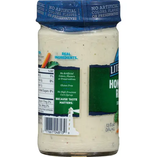 Litehouse Homestyle Ranch Refrigerated Salad Dressing & Dip, 13 Fluid oz Bottle thumbnail 4