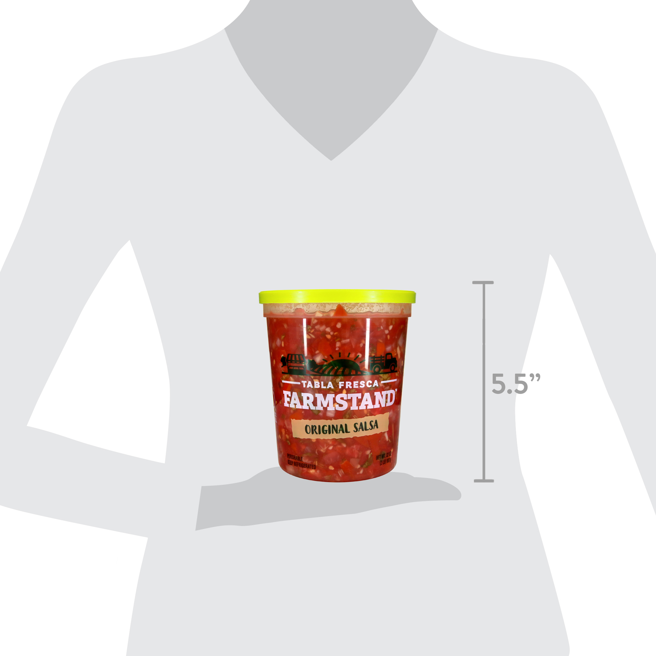 Tabla Fresca Farmstand Original Salsa, Large 32 oz, Gluten-Free, Refrigerated thumbnail 4