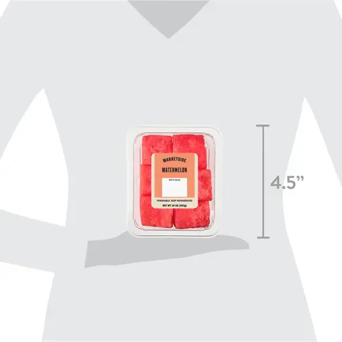 Marketside Fresh Cut Watermelon Chunks, 10 oz Tray thumbnail 4