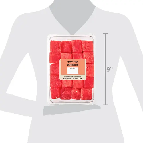 Marketside Fresh Cut Watermelon Chunks, 42 oz Tray thumbnail 4