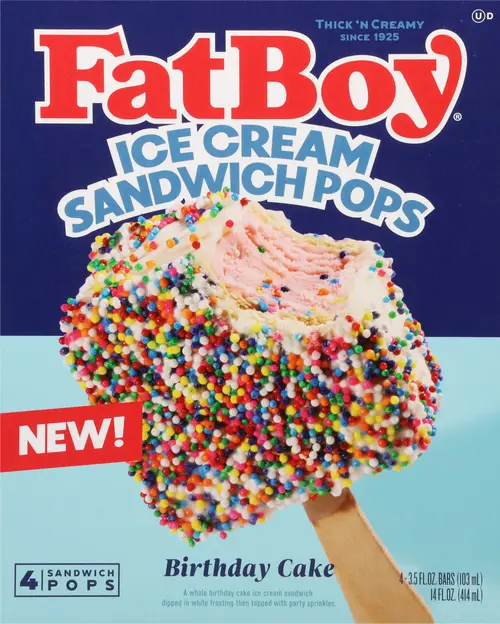 FatBoyÂ® Birthday Cake Ice Cream Sandwich Pop 8-4 pk thumbnail 3