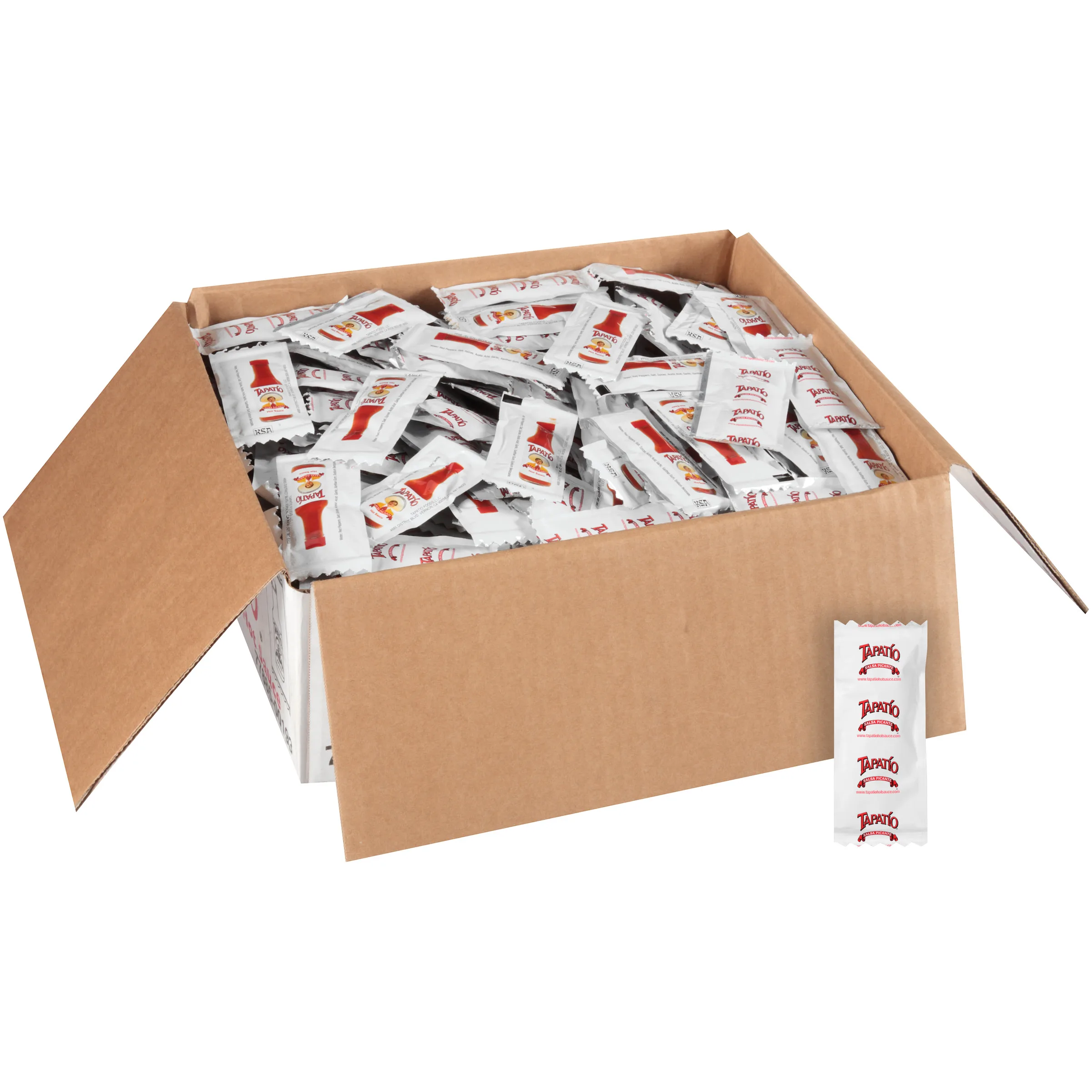 Tapatio Salsa Picante Hot Sauce Single Serve Packets, 500 ct Casepack