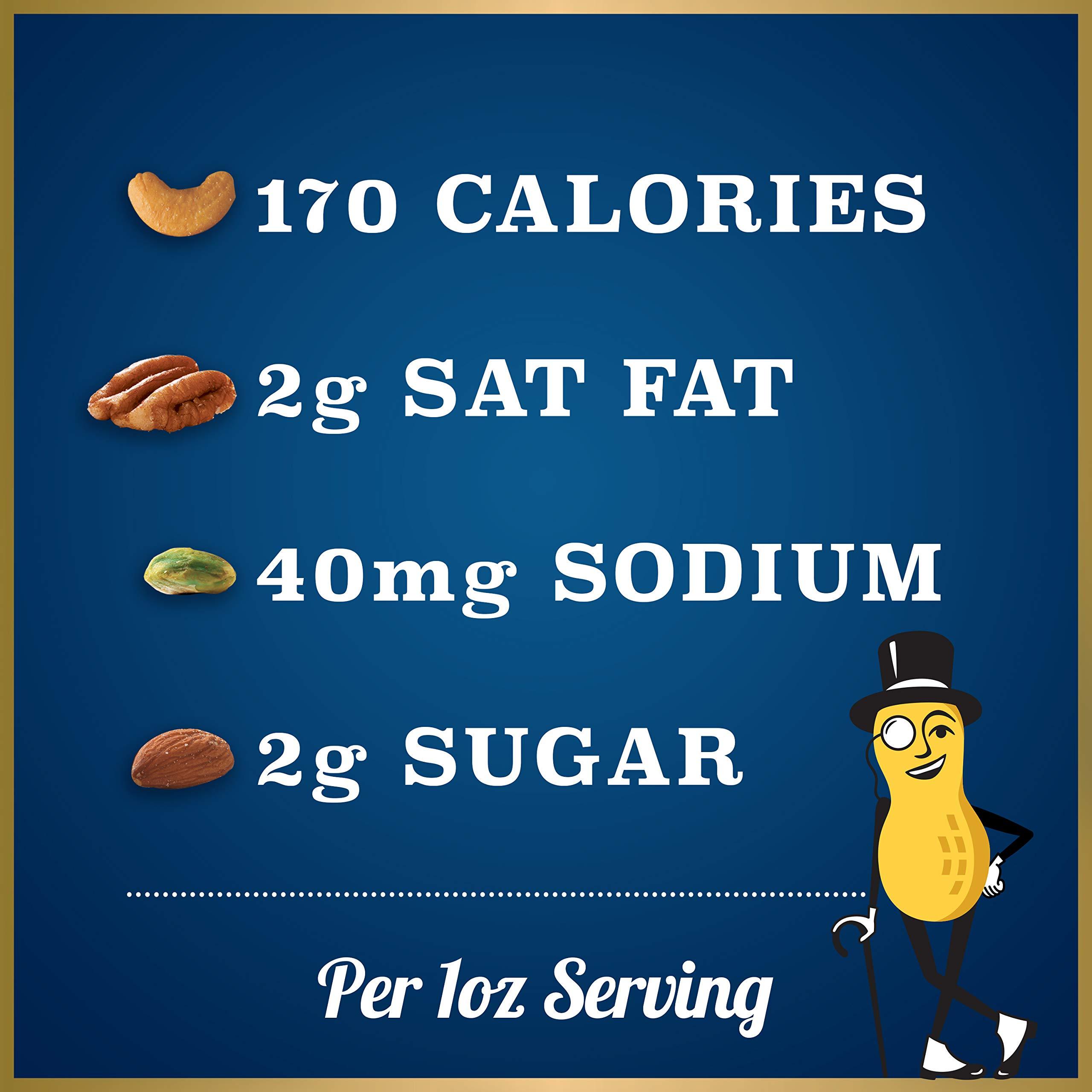 PLANTERS Deluxe Lightly Salted Mixed Nuts, 15.25 oz. Resealable Container - Reduced Sodium Mixed Nuts with Cashews, Almonds, Haz thumbnail 3