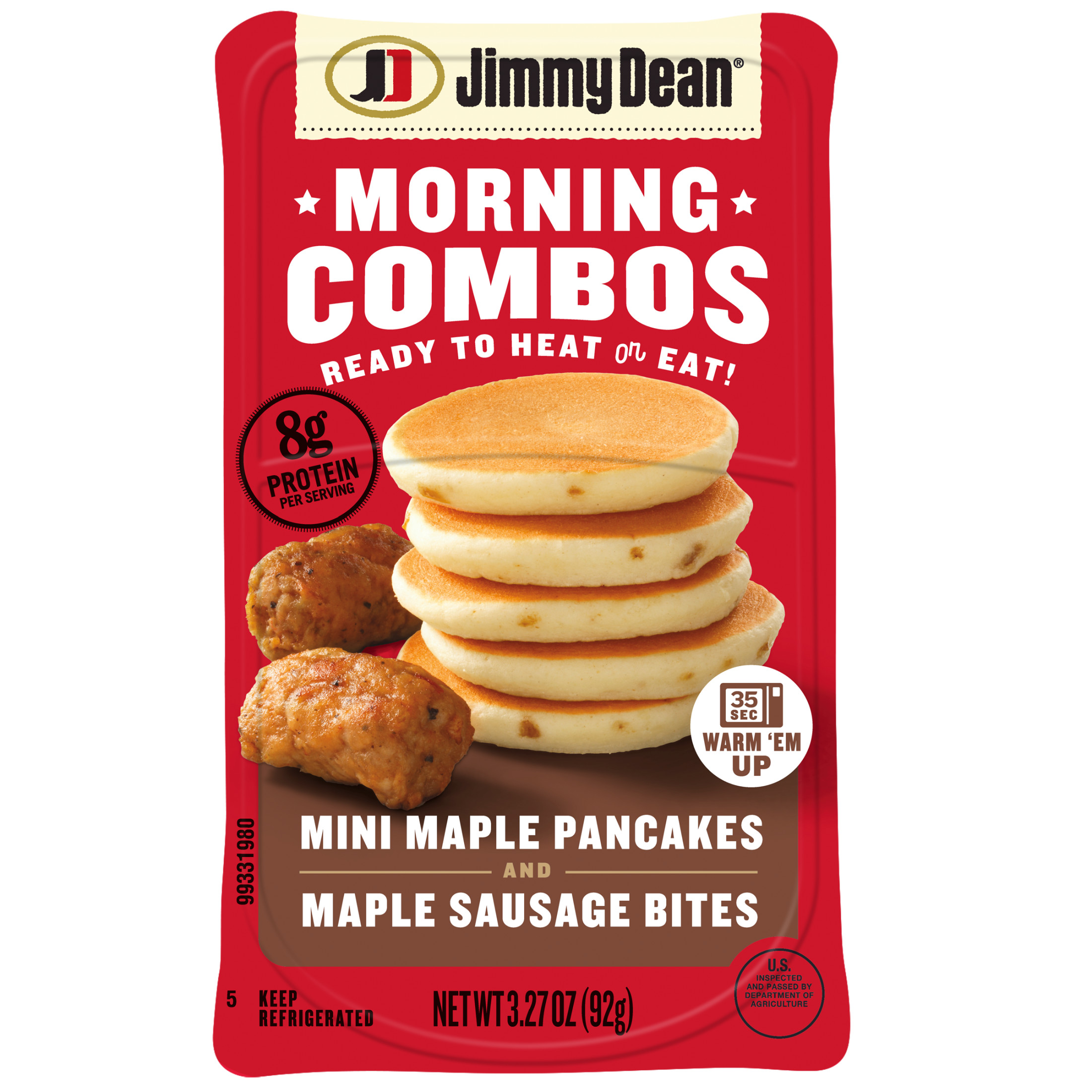 Jimmy Dean Morning Combos Mini Maple Pancakes and Maple Sausage Bites