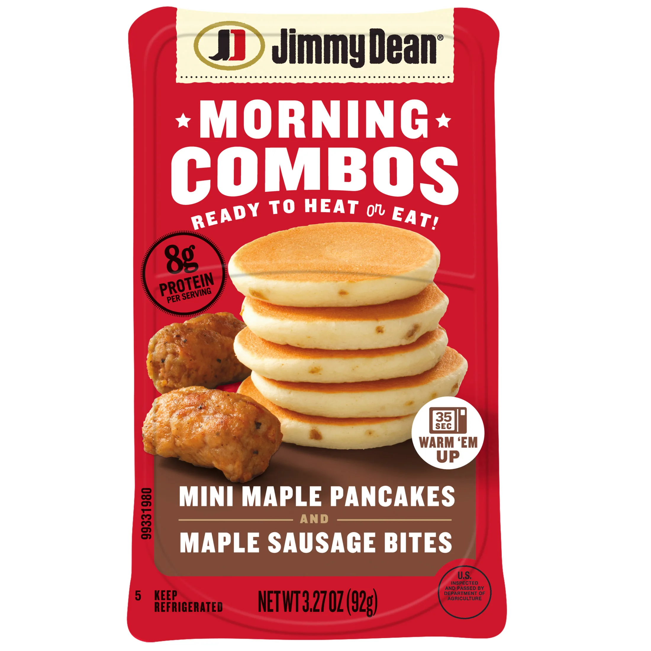 Jimmy Dean Morning Combos Mini Maple Pancakes and Maple Sausage Bites