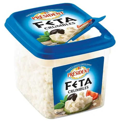 President Crumbled Feta Cheese, 12 oz (Refrigerated) thumbnail 2