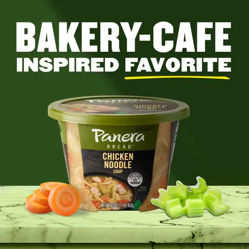 Panera Bread Ready-to-Heat Chicken Noodle Soup, 16 oz Soup Cup (Refrigerated) thumbnail 3