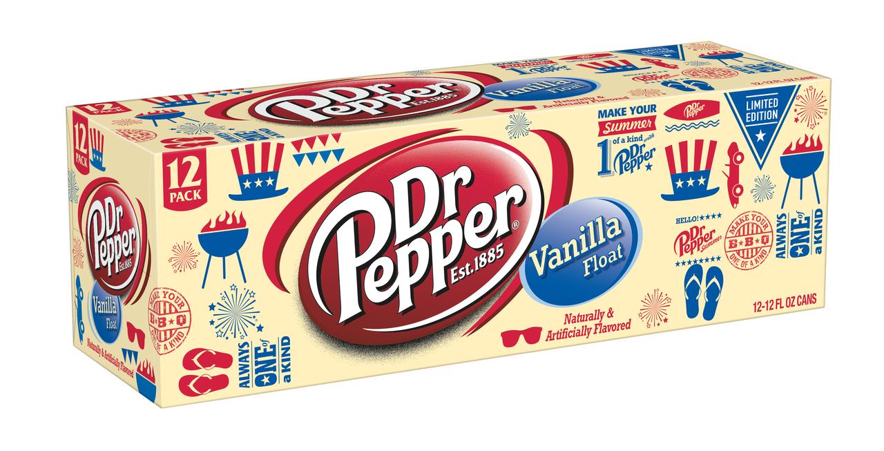 Dr Pepper Vanilla Float Soda, 12 Fl. Oz., 12 Count thumbnail 2