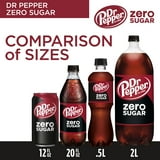 Dr Pepper Zero Sugar Soda Pop, 12 fl oz, 24 Pack Cans thumbnail 3