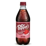 Dr Pepper Strawberries and Cream Soda Pop, 20 fl oz, Bottle