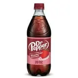 Dr Pepper Strawberries and Cream Soda Pop, 20 fl oz, Bottle
