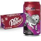 Dr Pepper Blackberry Soda Pop, 12 fl oz, 12 Pack Cans, Jurassic World Rebirth Limited Edition