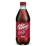 Dr Pepper Soda Pop, 20 fl oz, Bottle