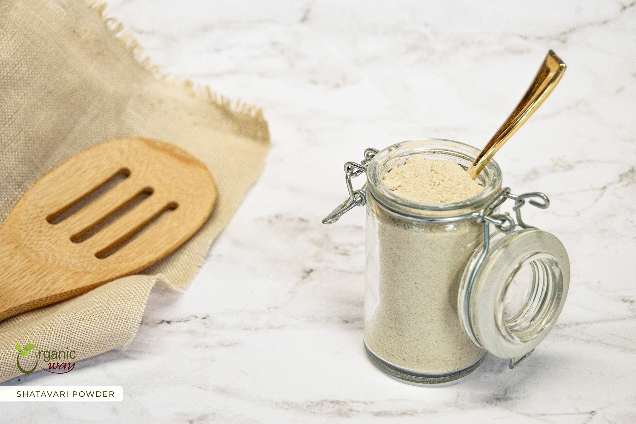 Organic Way Shatavari Powder (Asparagus Racemosus) Herbal Tea- Organic & Kosher Certified | Raw, Vegan, Non GMO & Gluten thumbnail 3