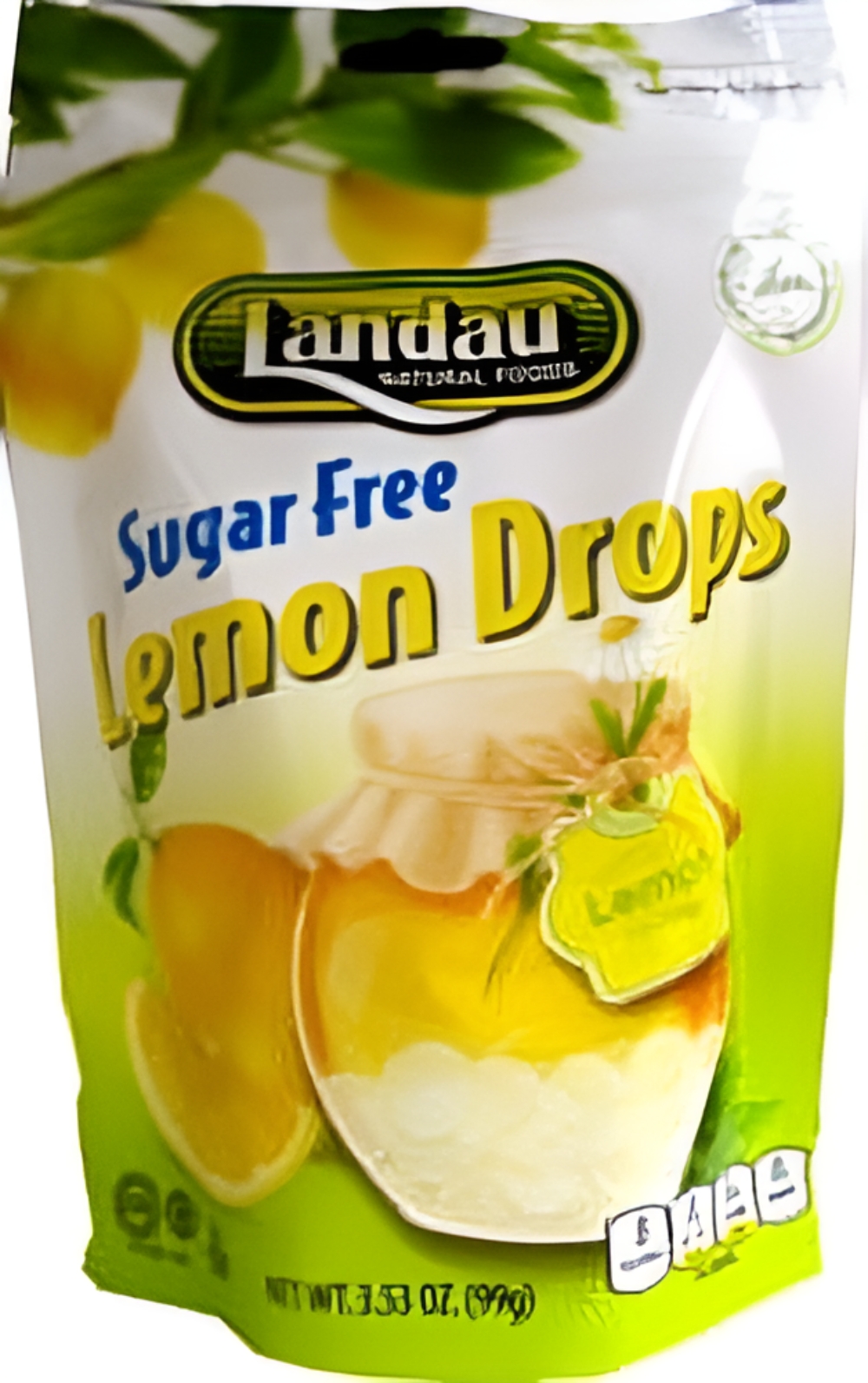 Landau Kosher Sugar Free Lemon Drops - 3.53 OZ