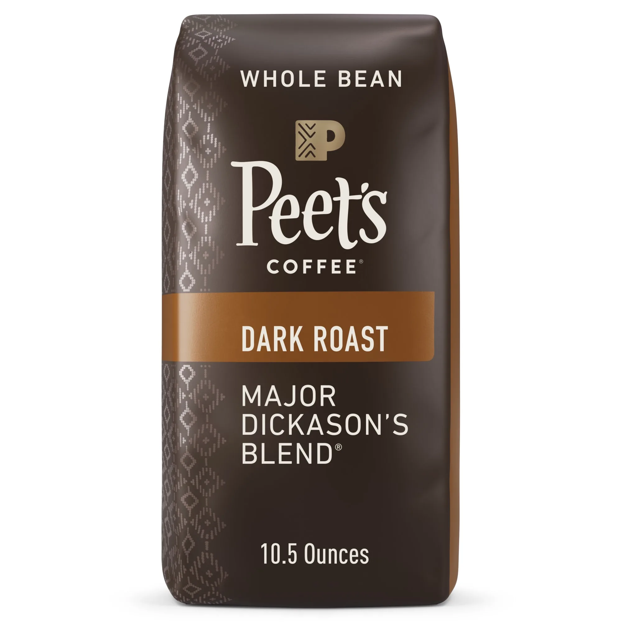 Peet's Coffee Major Dickason's Blend Premium Dark Roast Whole Bean Coffee 10.5 oz